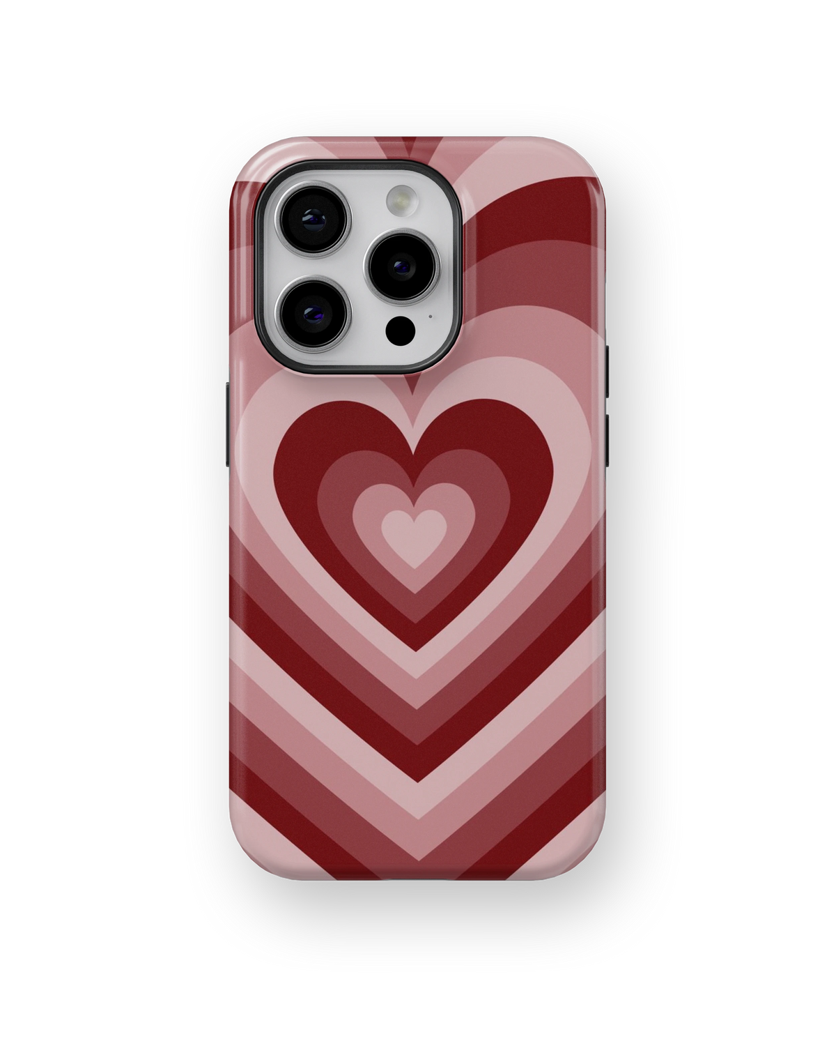 Coque iPhone – Design Cœurs Empilés