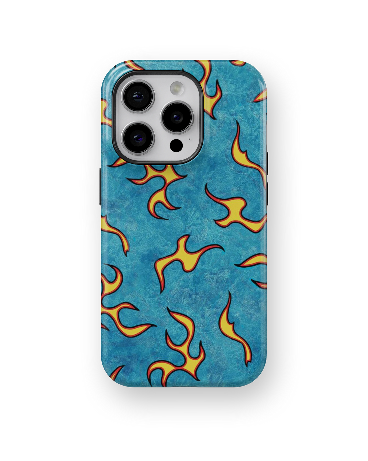 Coque iPhone – Blue Fire