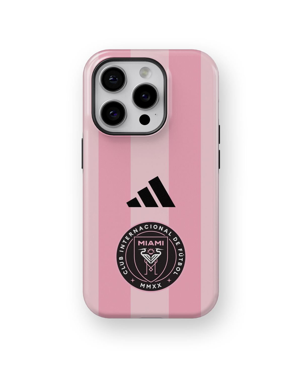 Coque iPhone Miami – Design Pink Stripes | Inter Miami