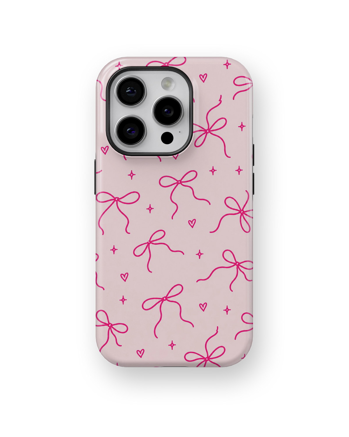 Coque iPhone – Design Nœuds Roses