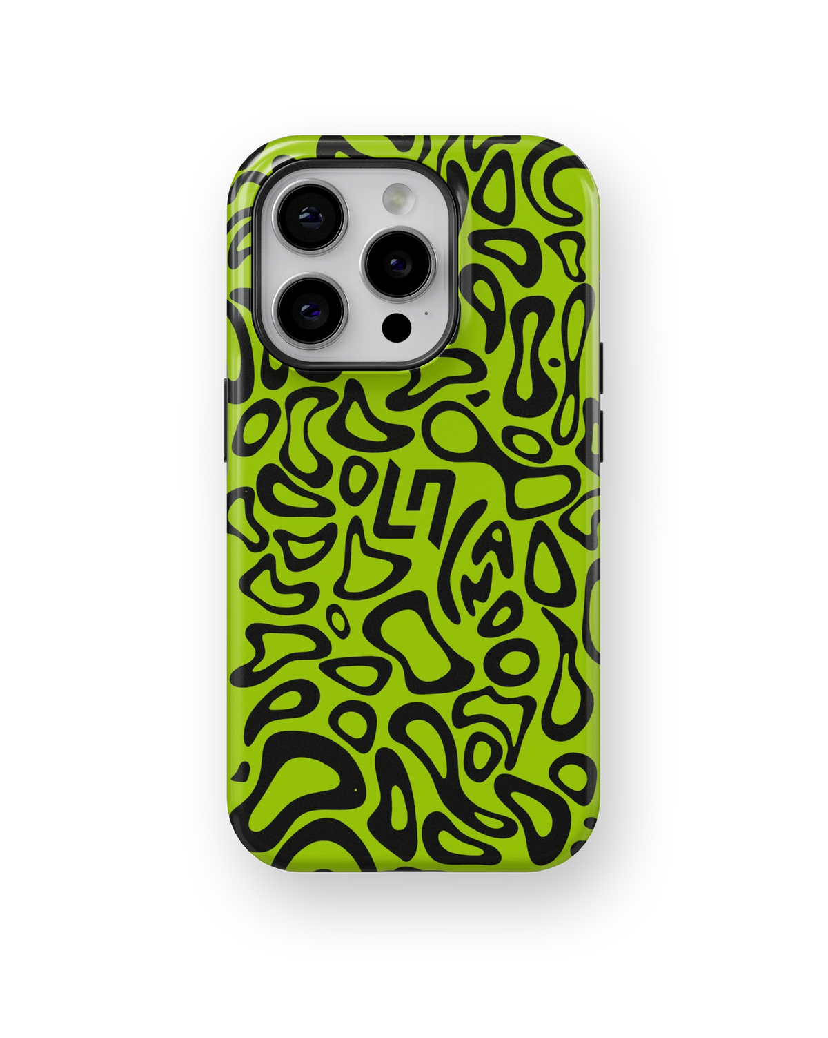 Coque iPhone – Design Fluorescent Noir