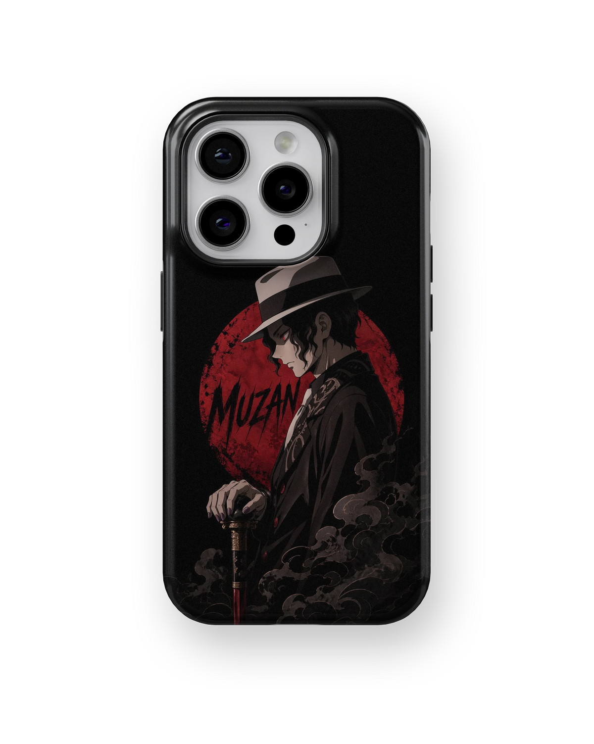 Coque iPhone – Muzan Kibutsuji Red Moon | Demon Slayer
