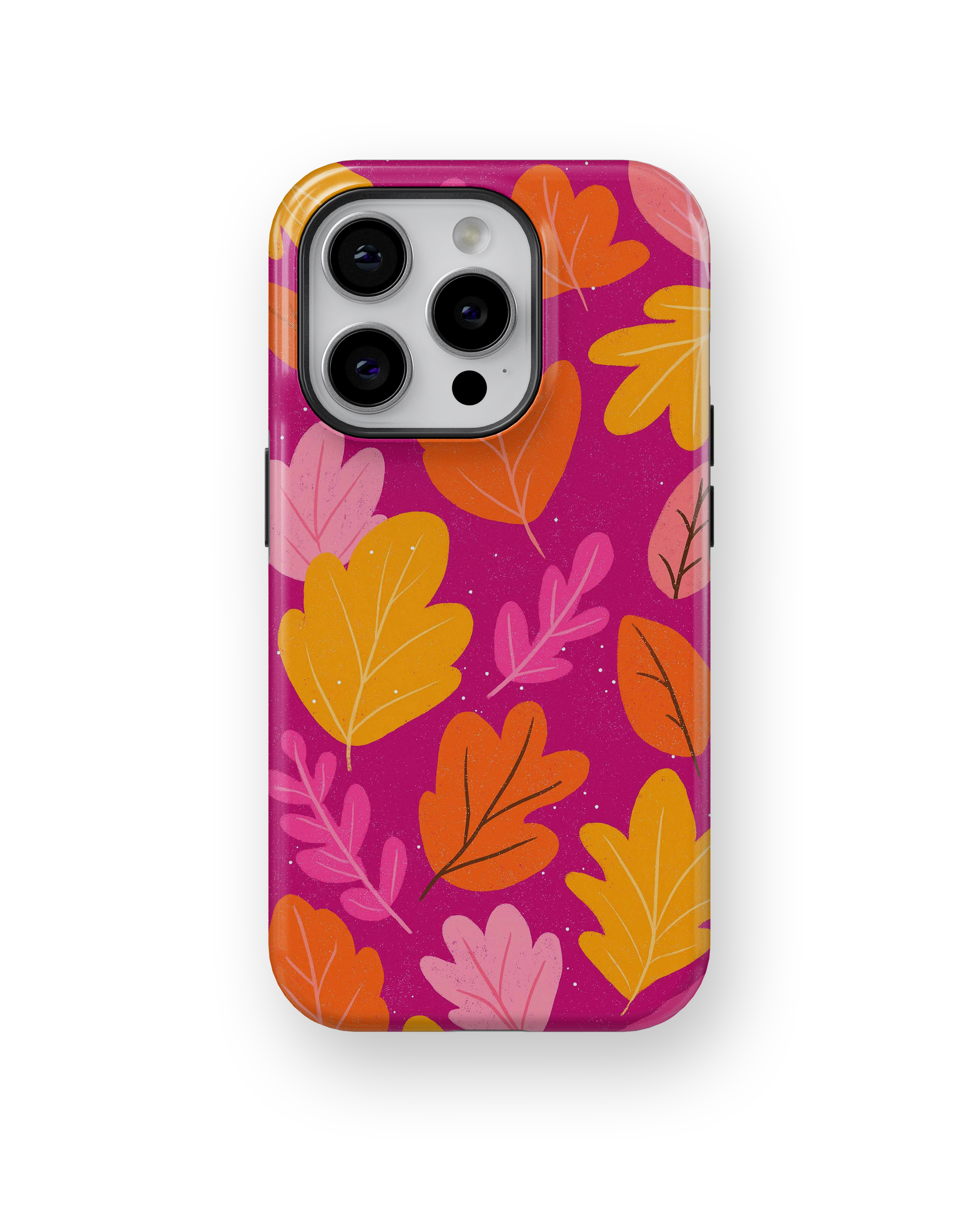 Coque iPhone – Design Feuilles Colorées