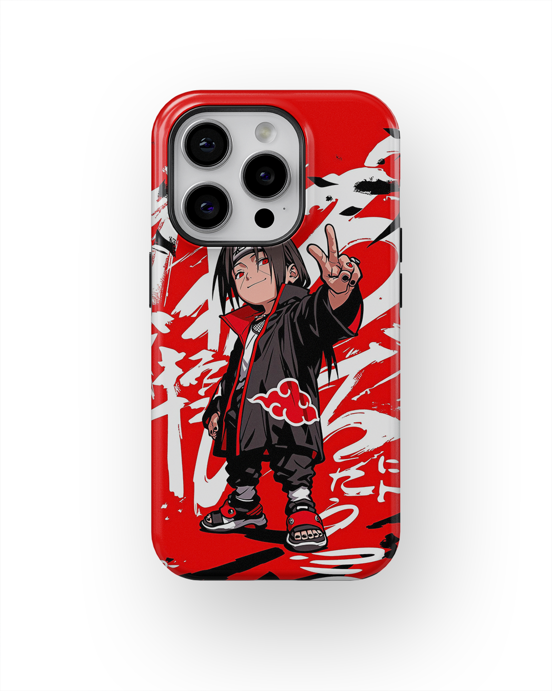 Coque iPhone Anime – Itachi Uchiha Akatsuki Style