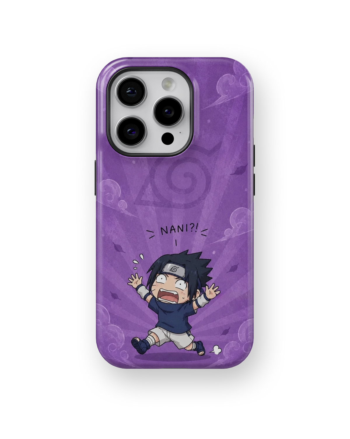 Coque iPhone Sasuke – Design NANI?! | Naruto