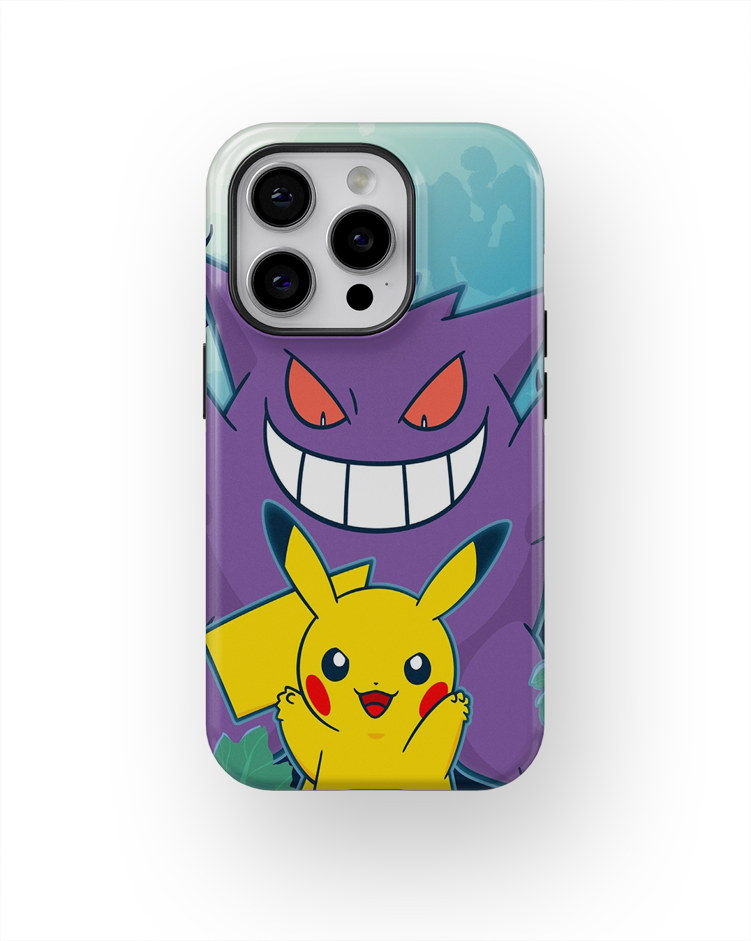 Coque iPhone – Pikachu & Gengar Fun & Gaming
