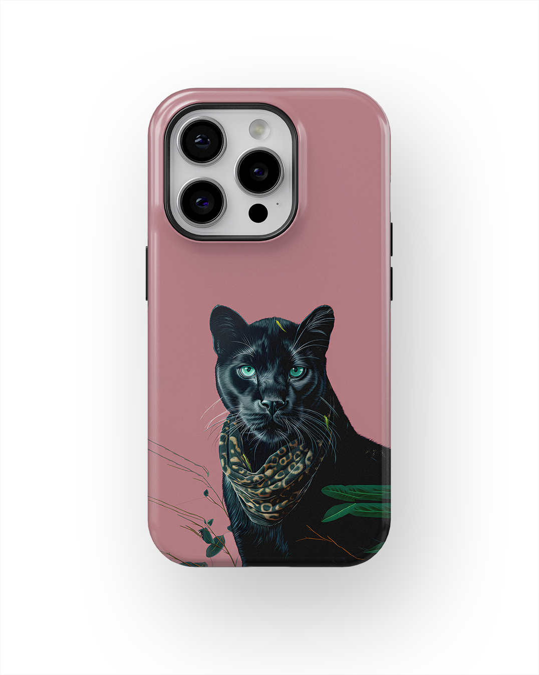 Coque iPhone – Panthère Noire Élégante