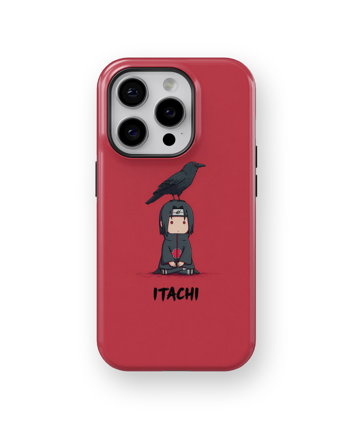 Coque iPhone Itachi – Design Chibi Rouge | Naruto
