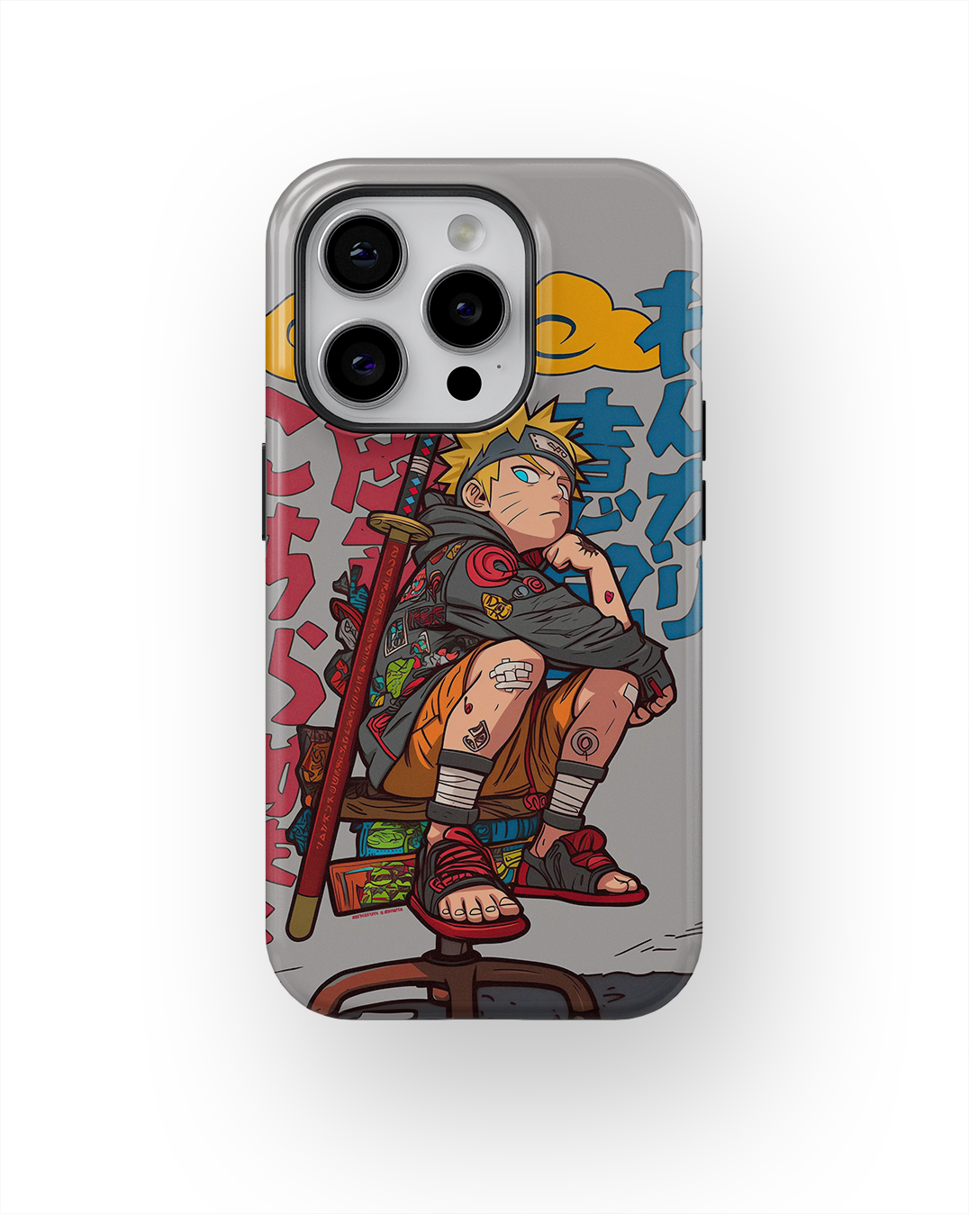 Coque iPhone Anime – Design Naruto Uzumaki Style Street Art