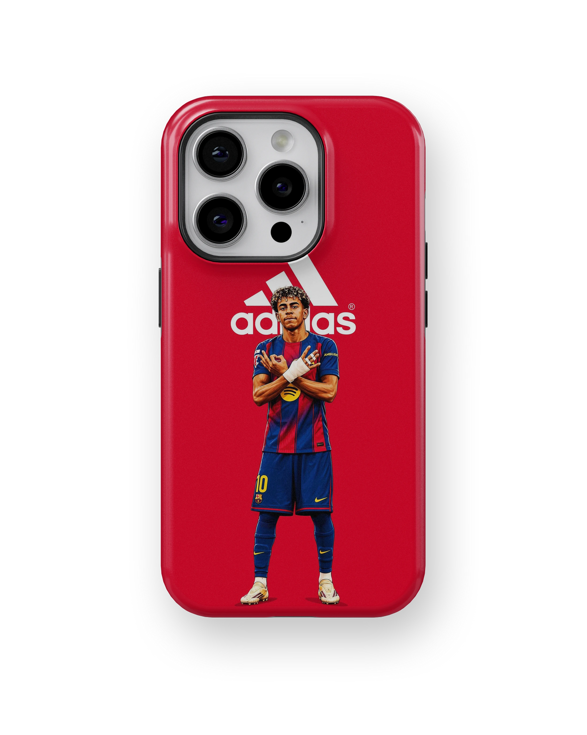 Coque iPhone – Design Foot Barcelona Red