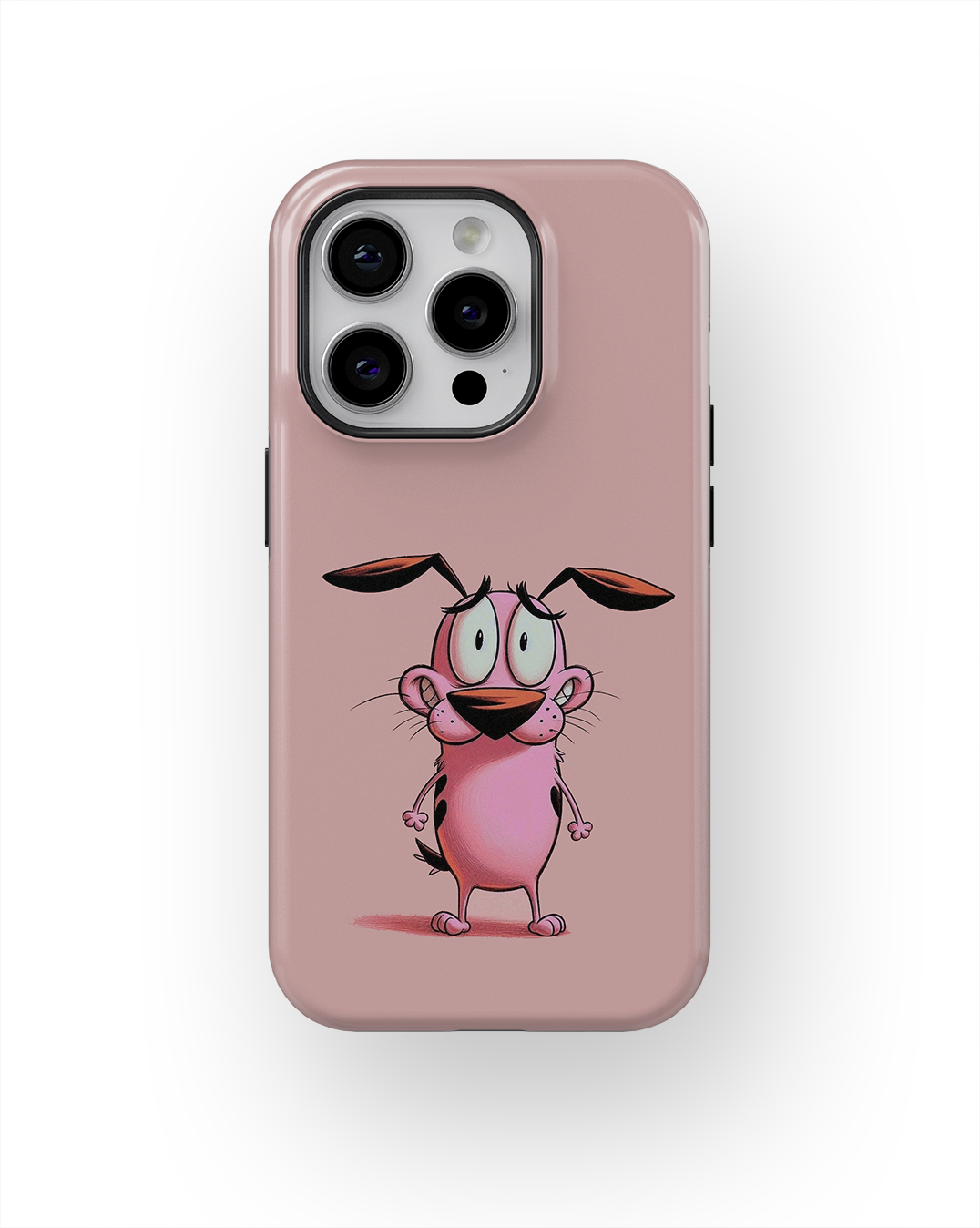 Coque iPhone – Design Courage le Chien
