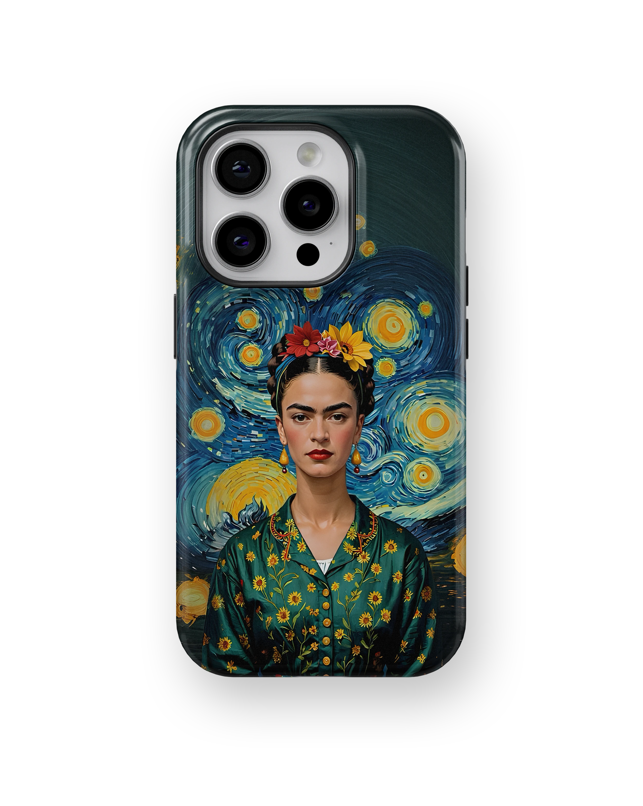 Coque iPhone – Portrait Artistique Inspiré de Frida Kahlo