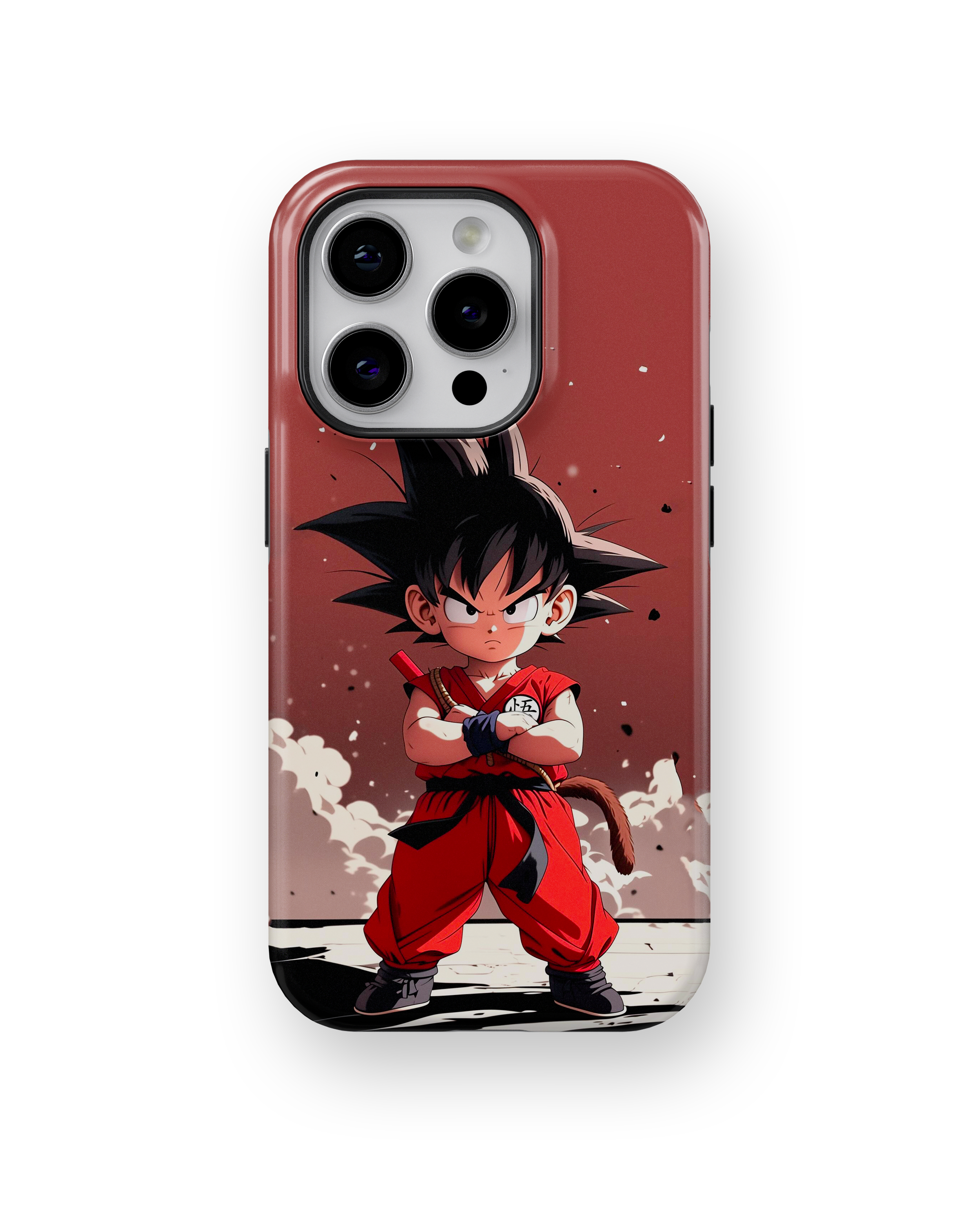Coque iPhone Anime Goku maroon