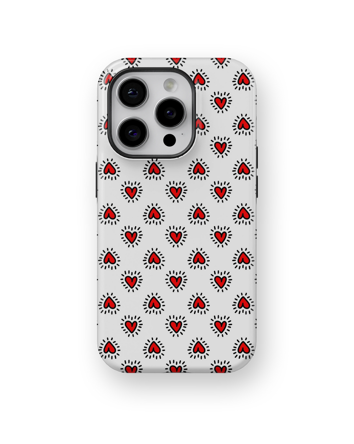 Coque iPhone – Design Cœurs Pop