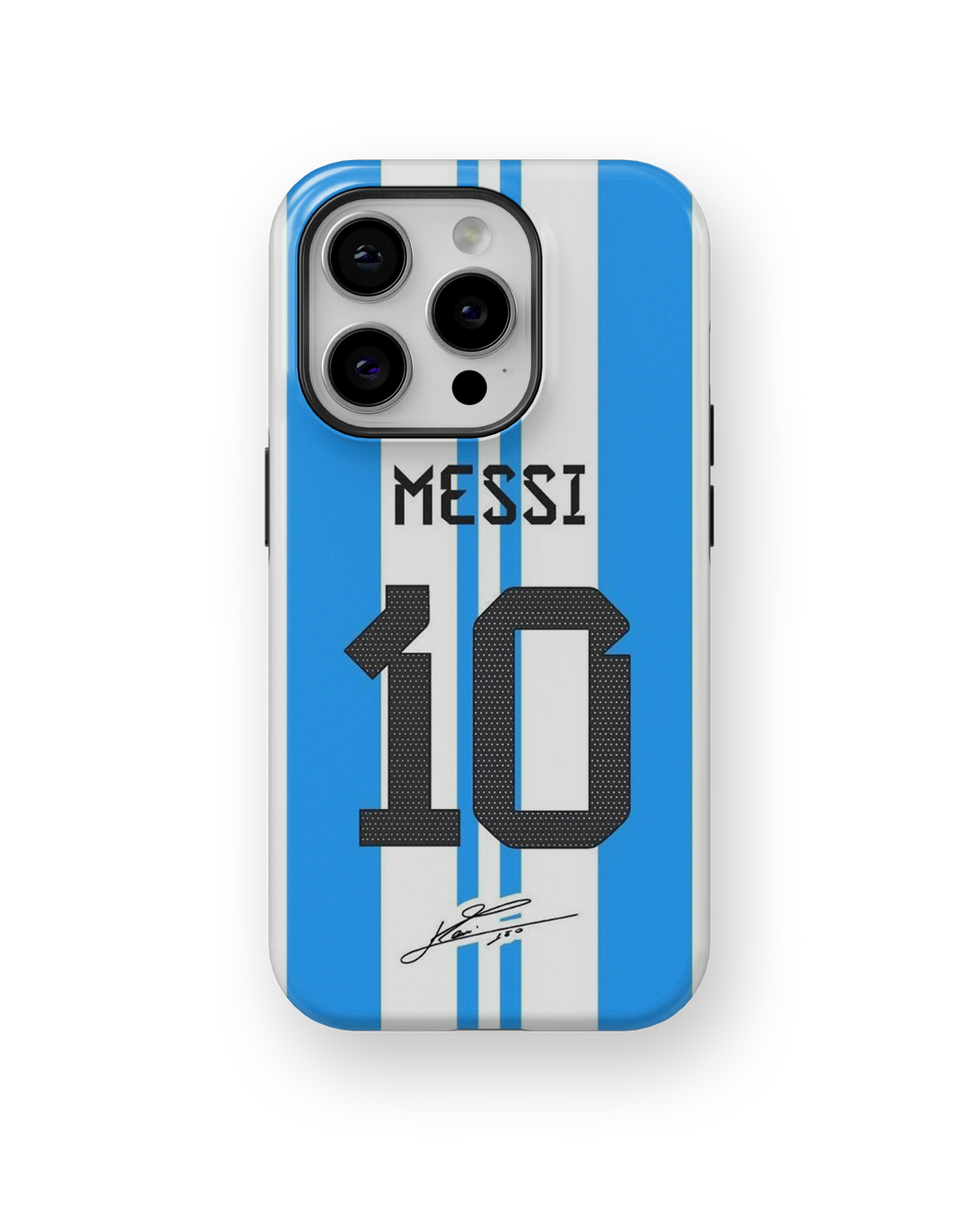 Coque iPhone Messi – Bleu et Blanc | Argentine