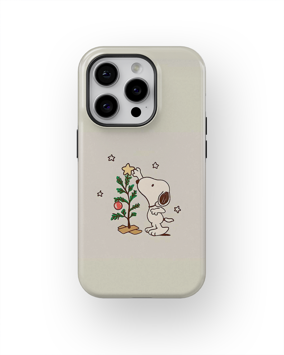 Coque iPhone – Snoopy Noël Minimaliste