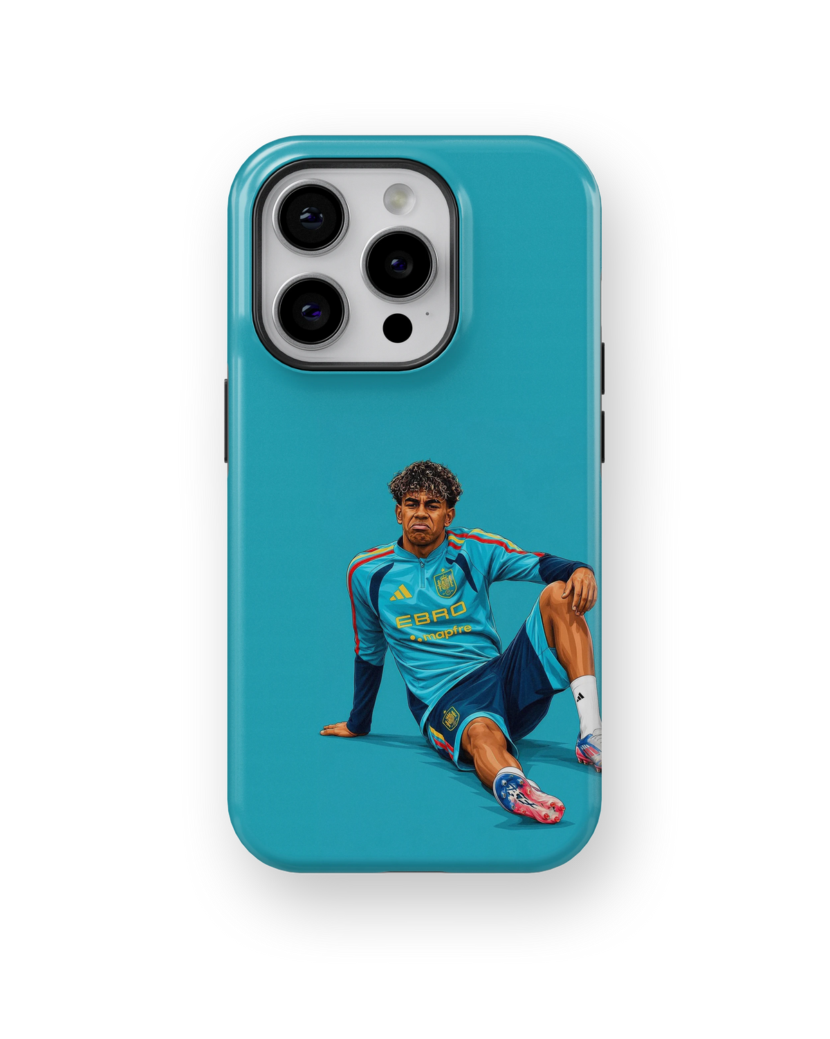 Coque iPhone Lamine Yamal – Style Bleu | Espagne