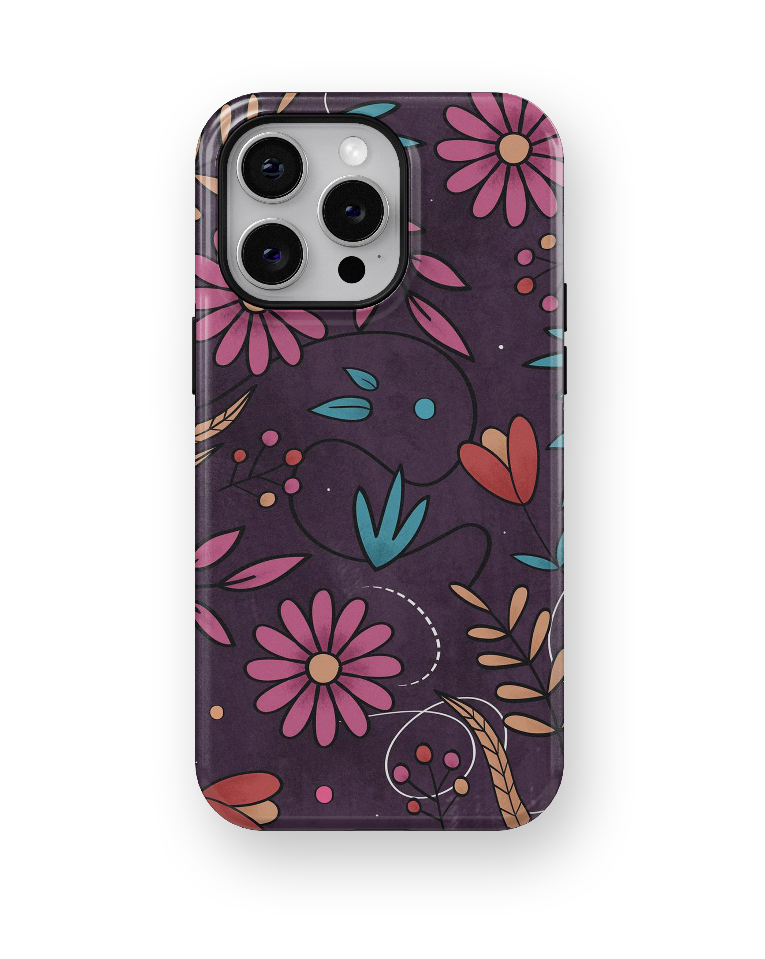 Coque iPhone – Design Floral Élégant & Coloré