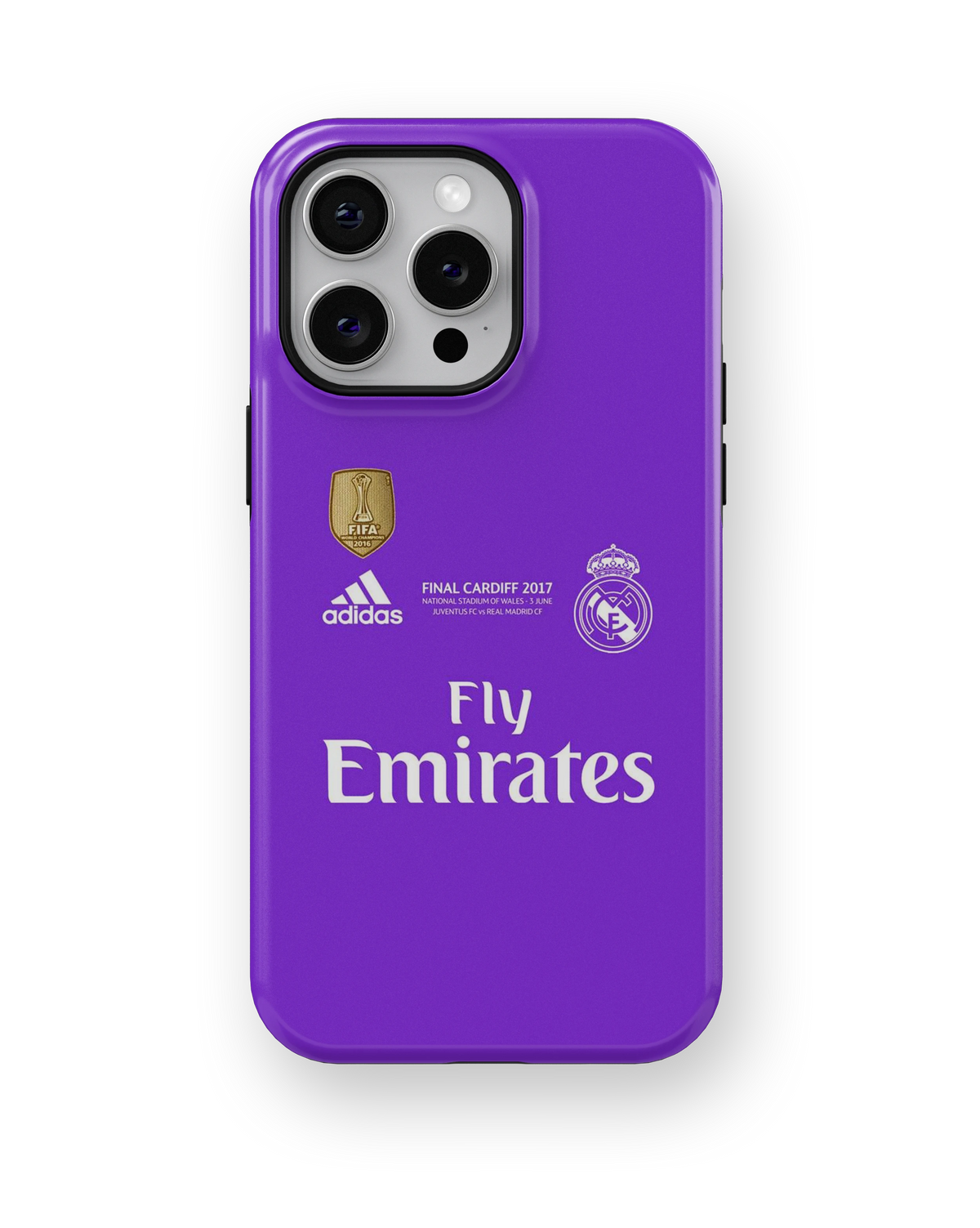 Coque iPhone Real Madrid – Violet | Fly Emirates