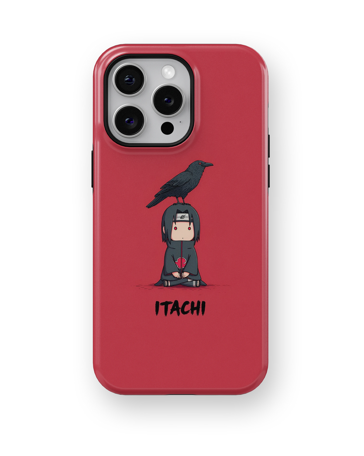 Coque iPhone Itachi – Design Chibi Rouge | Naruto