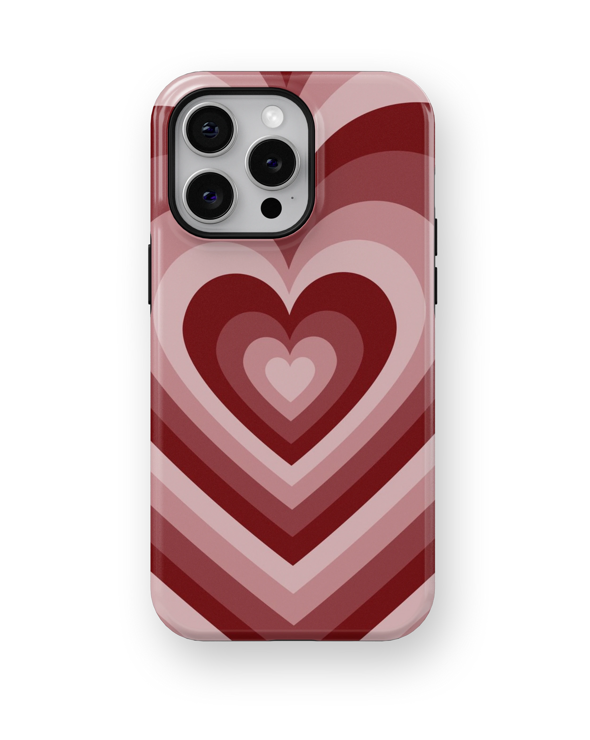 Coque iPhone – Design Cœurs Empilés