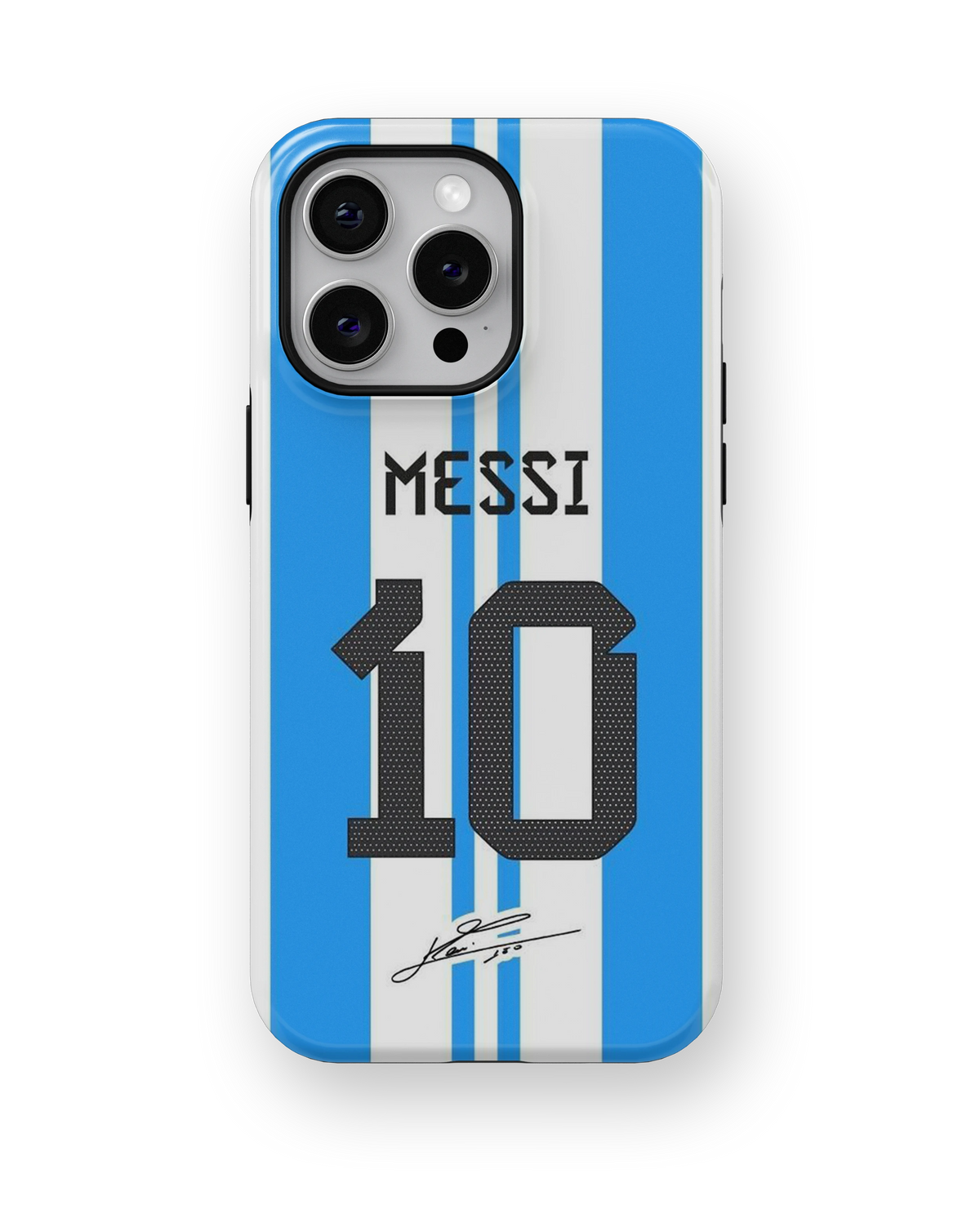 Coque iPhone Messi – Bleu et Blanc | Argentine