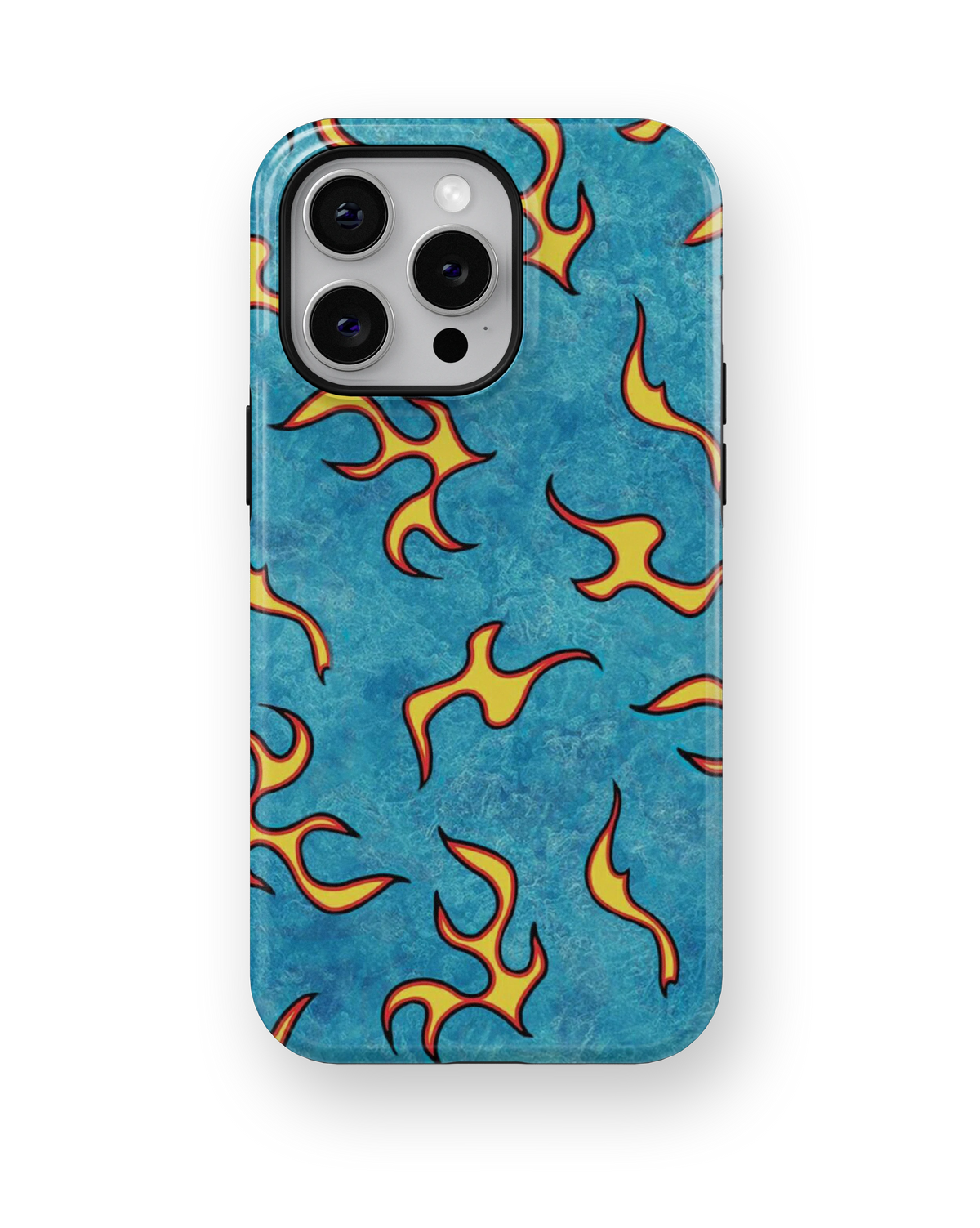 Coque iPhone – Blue Fire