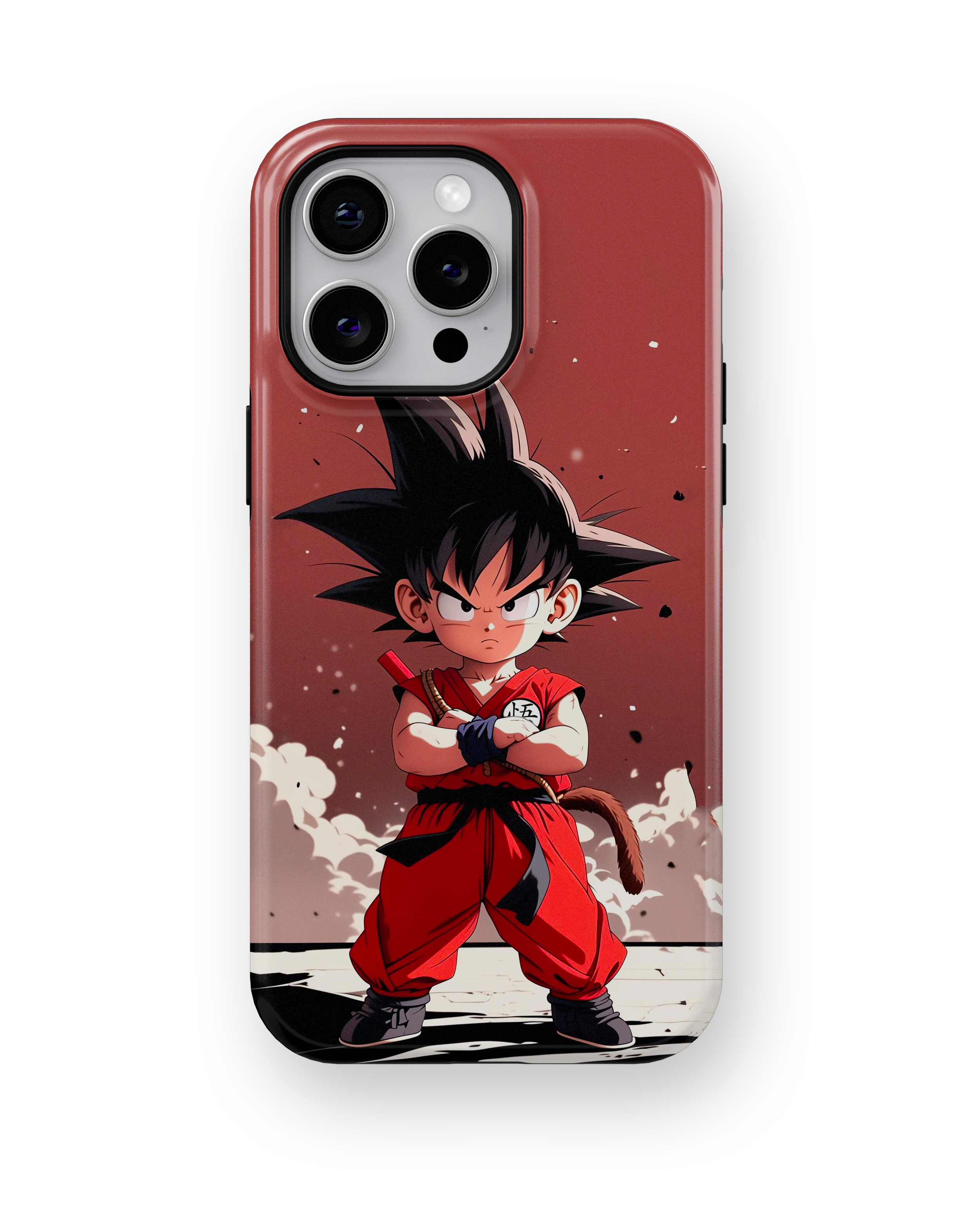 Coque iPhone Anime Goku maroon