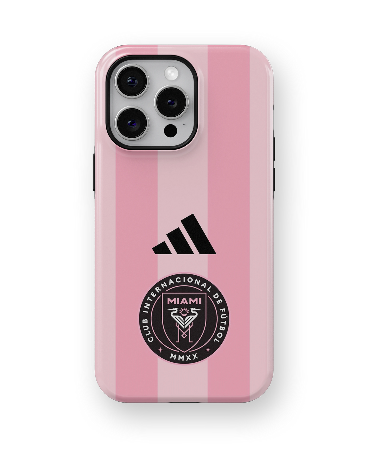 Coque iPhone Miami – Design Pink Stripes | Inter Miami