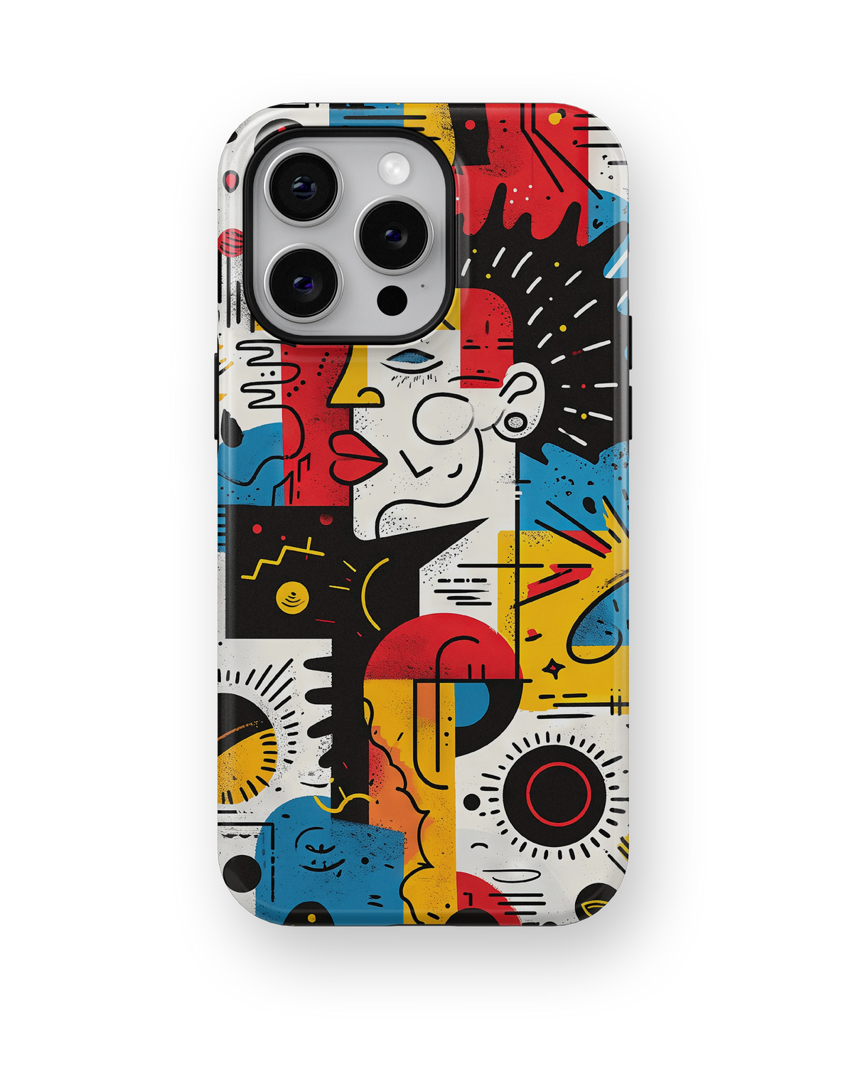 Coque iPhone – Design Abstrait Pop Art