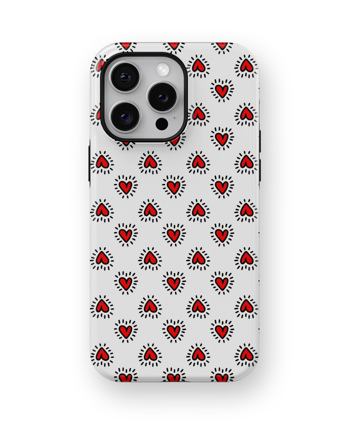 Coque iPhone – Design Cœurs Pop