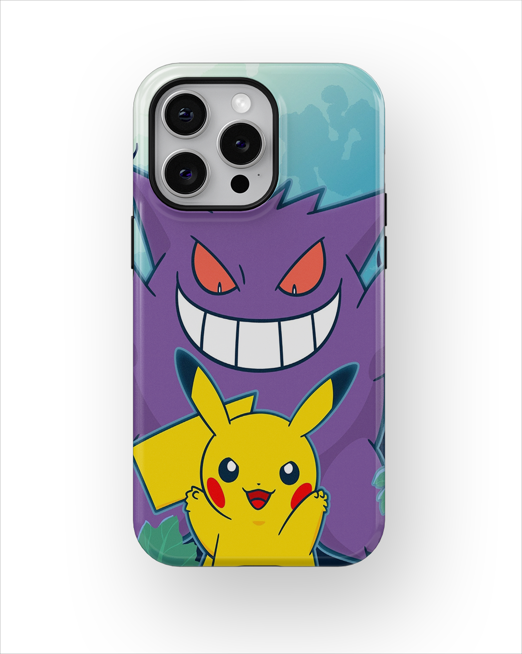 Coque iPhone – Pikachu & Gengar Fun & Gaming