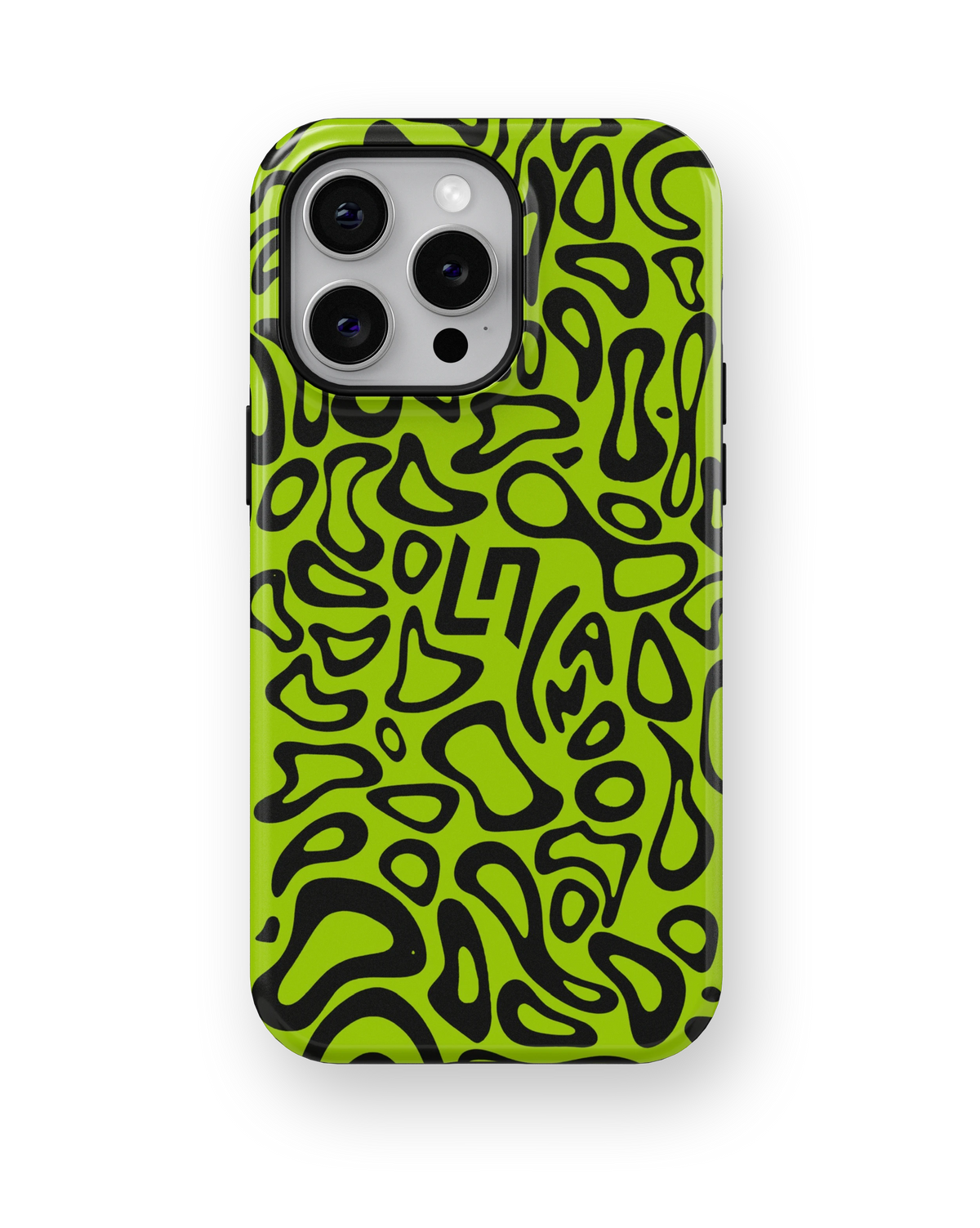 Coque iPhone – Design Fluorescent Noir