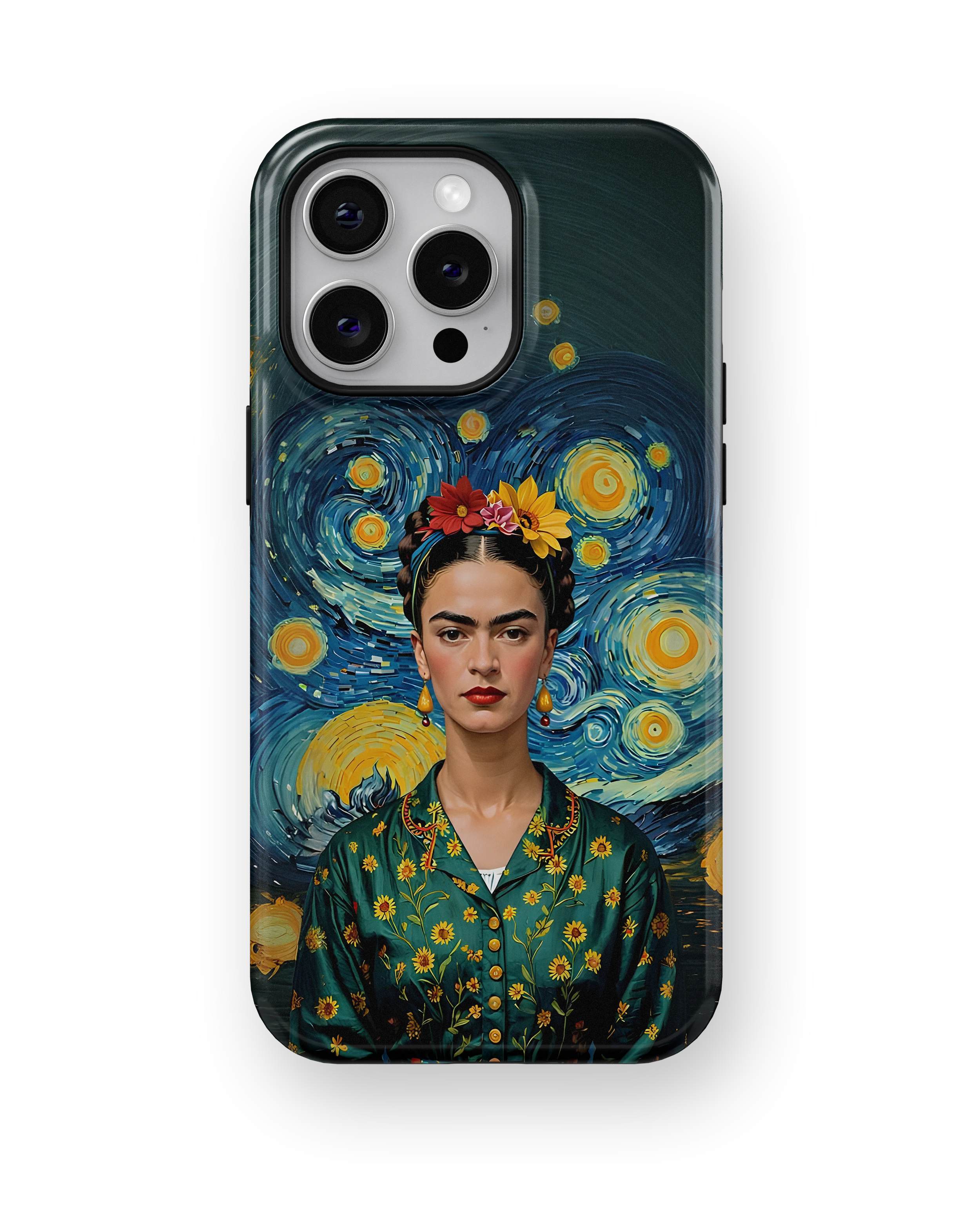 Coque iPhone – Portrait Artistique Inspiré de Frida Kahlo