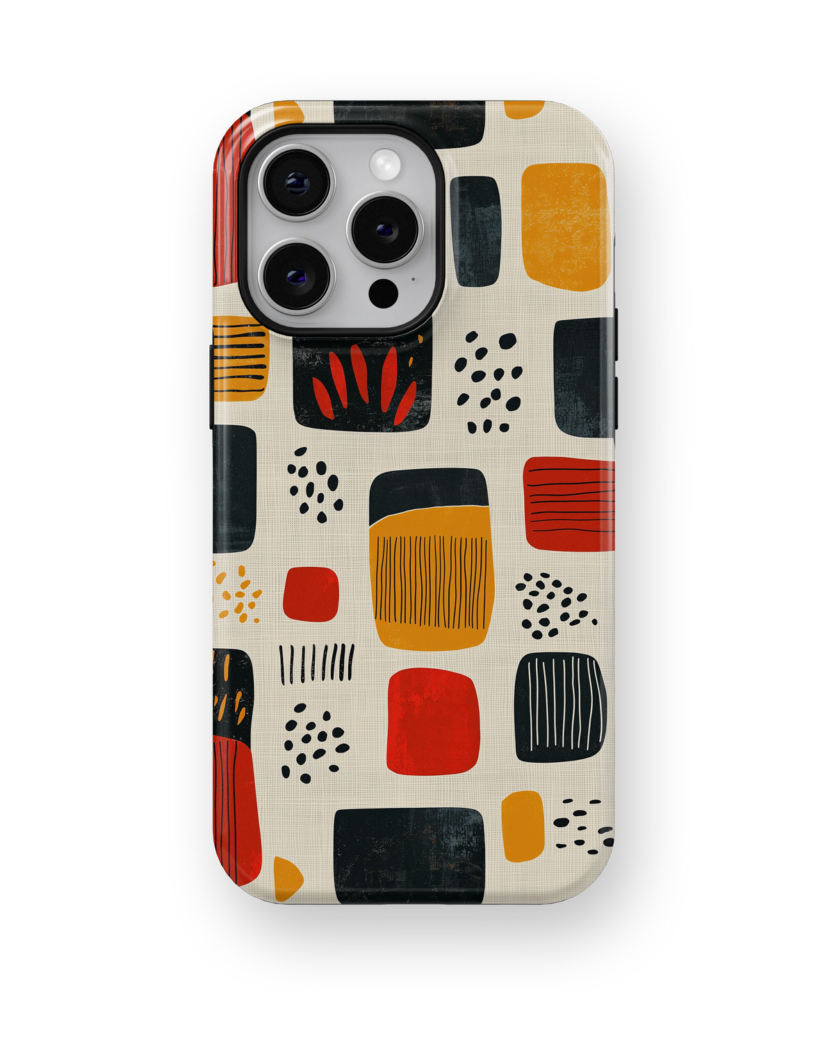 Coque iPhone – Design Abstrait Géométrique