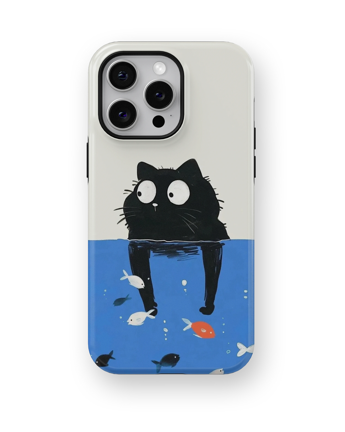 Coque iPhone – Design Chat Noir Océan