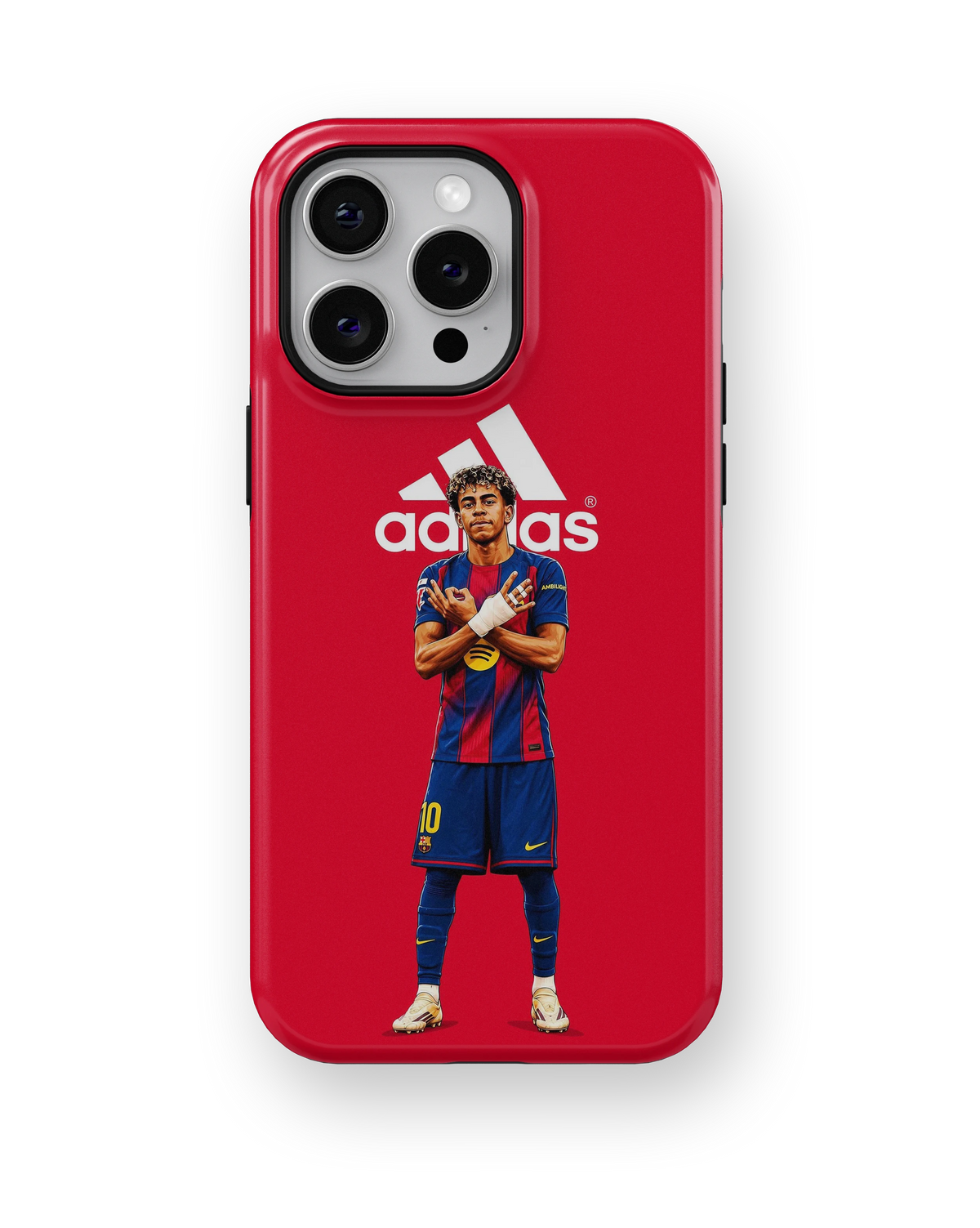 Coque iPhone – Design Foot Barcelona Red