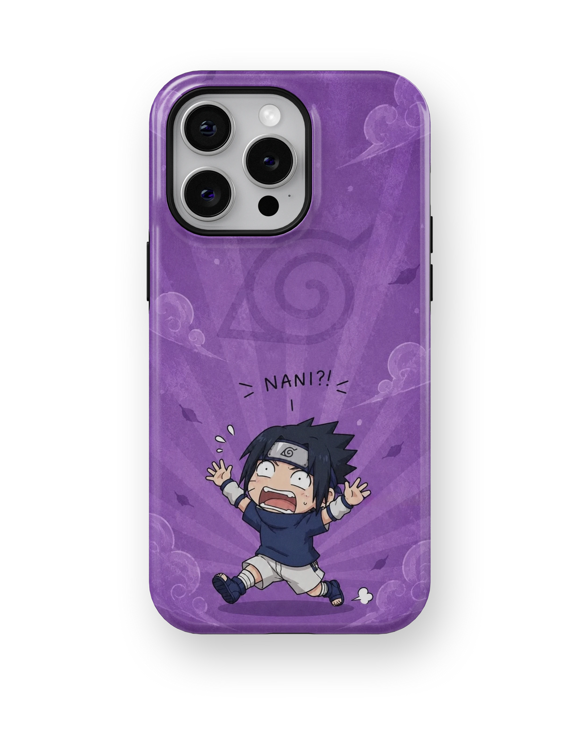 Coque iPhone Sasuke – Design NANI?! | Naruto