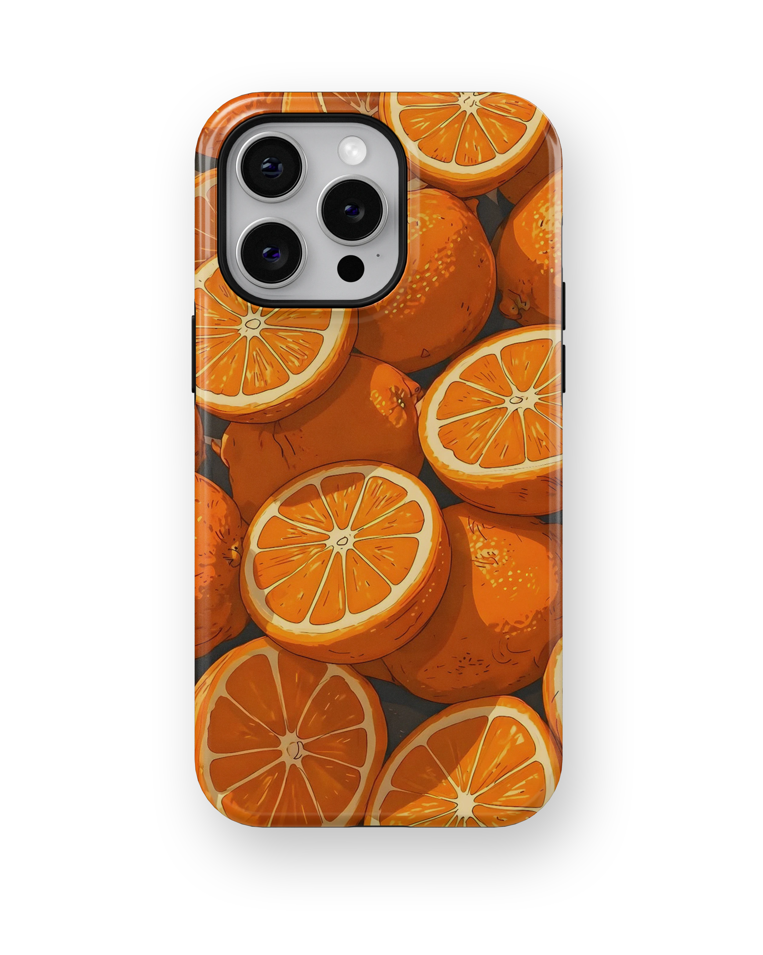 Coque iPhone Motif Oranges Fraîches