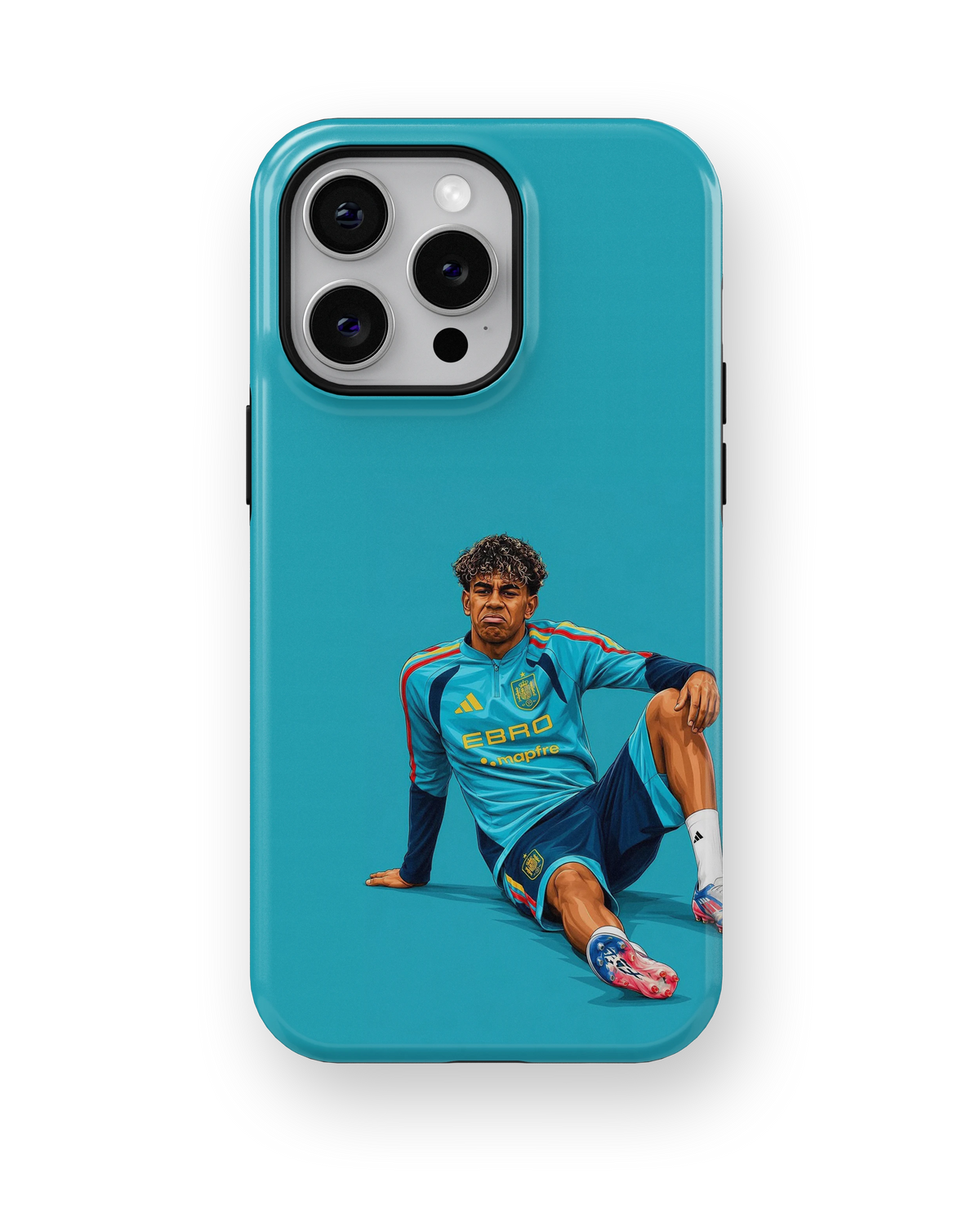 Coque iPhone Lamine Yamal – Style Bleu | Espagne