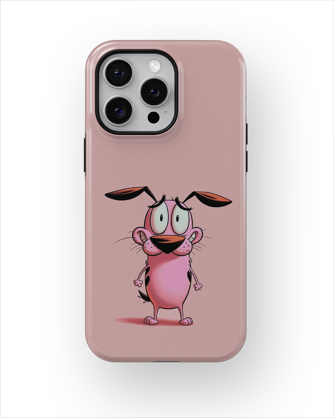 Coque iPhone – Design Courage le Chien