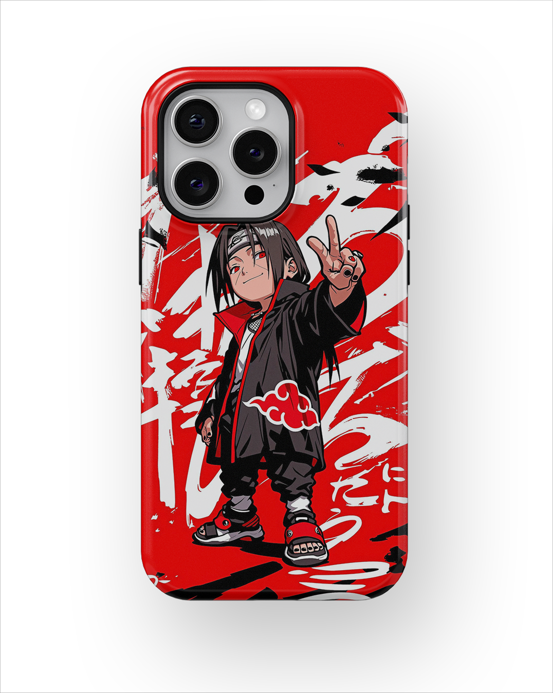 Coque iPhone Anime – Itachi Uchiha Akatsuki Style
