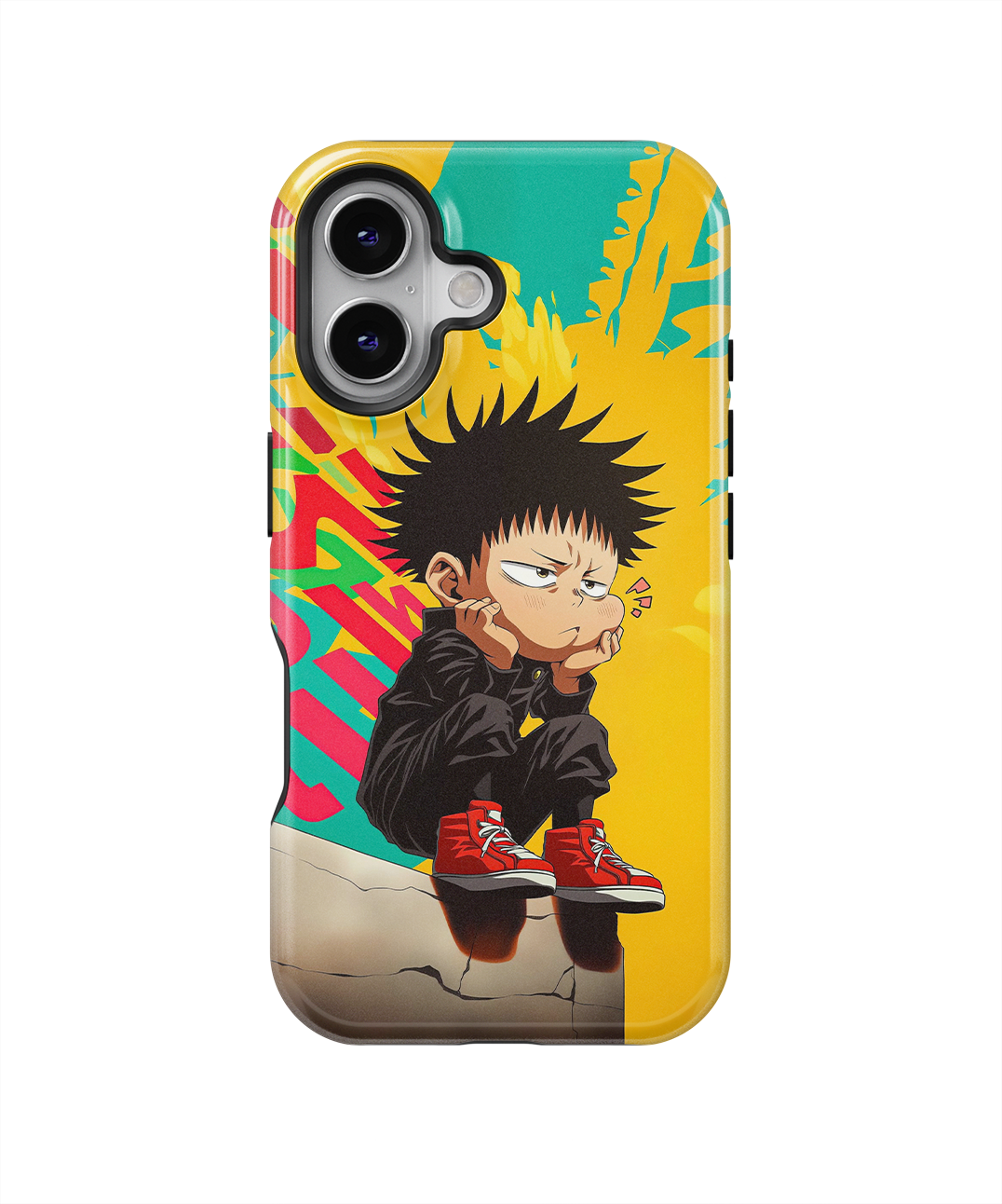 Coque iPhone Anime – Megumi Fushiguro Street Style