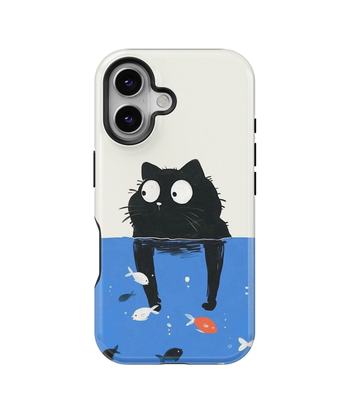 Coque iPhone – Design Chat Noir Océan