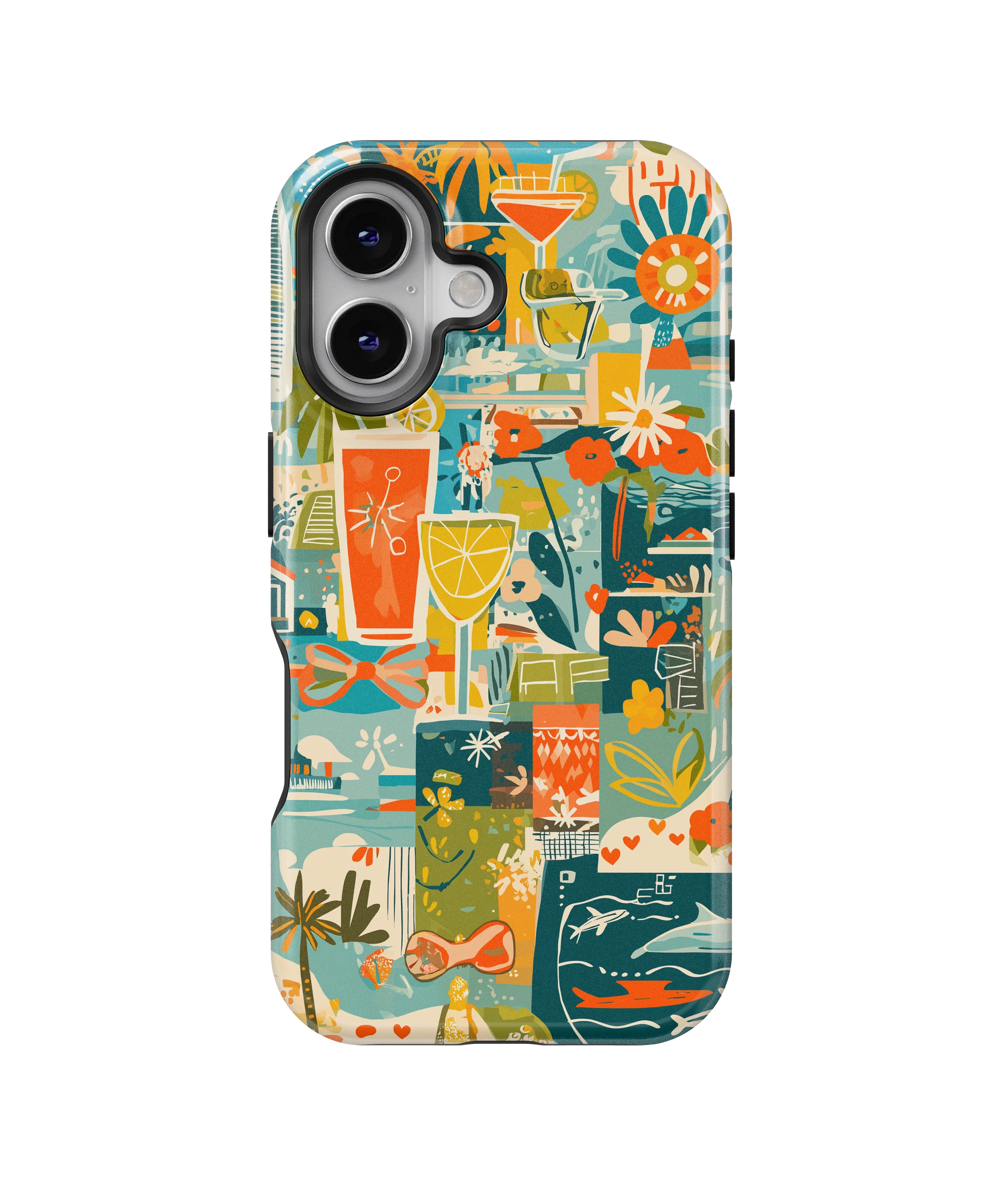 Coque iPhone – Design Summer Coloré & Lifestyle Tropical