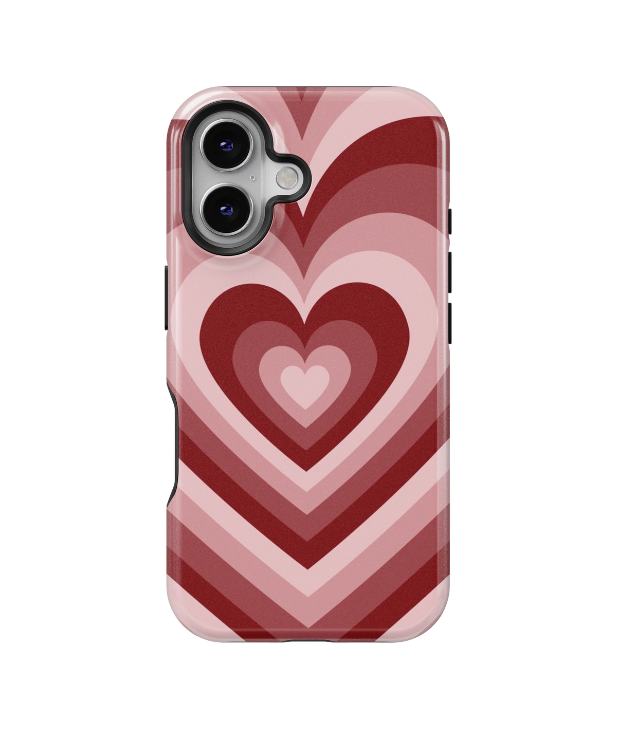 Coque iPhone – Design Cœurs Empilés
