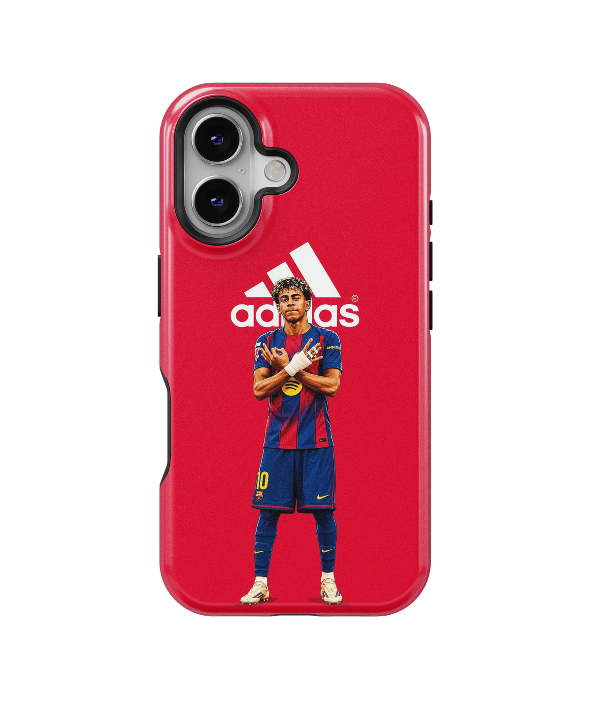Coque iPhone – Design Foot Barcelona Red