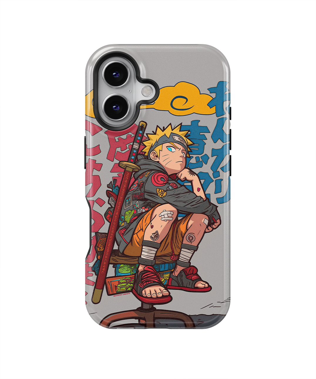 Coque iPhone Anime – Design Naruto Uzumaki Style Street Art