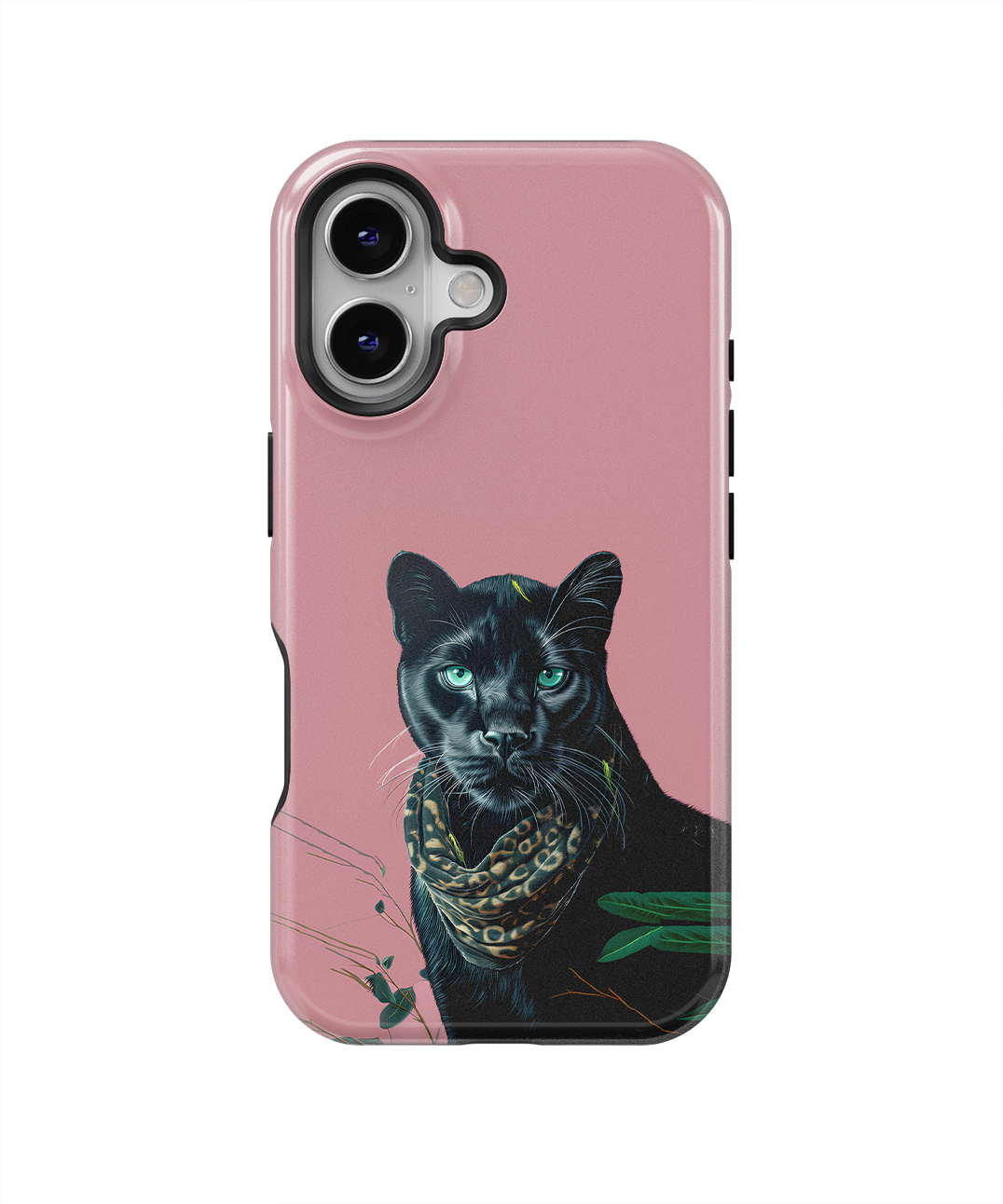 Coque iPhone – Panthère Noire Élégante