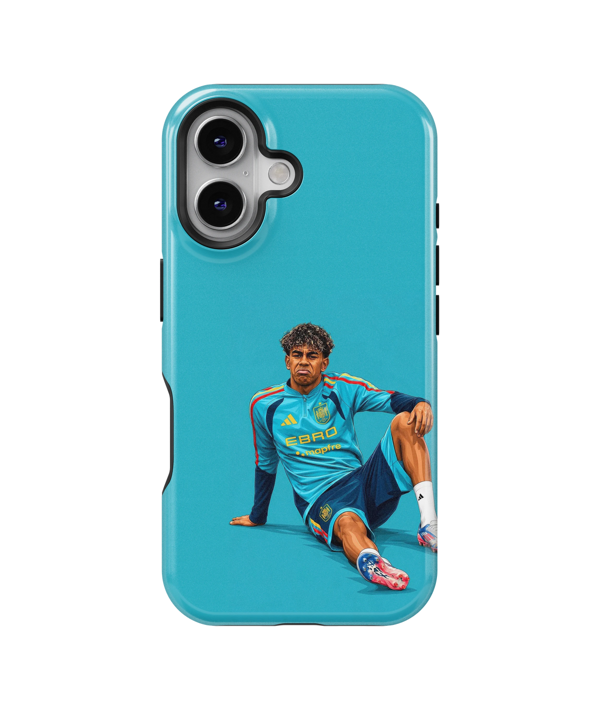 Coque iPhone Lamine Yamal – Style Bleu | Espagne